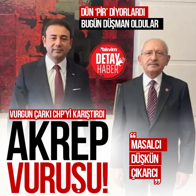 Vurgun çarkı CHPyi karıştırdı! Kılıçdaroğlunun Akrep çıkışına Rıza Akpolat cephesinden olay yanıt: Senden değil pir düşkün bile olmaz
