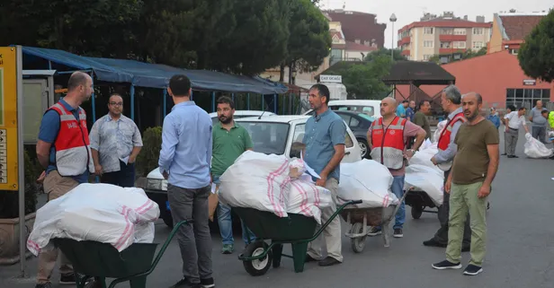 Oy pusulaları okullara böyle taşındı