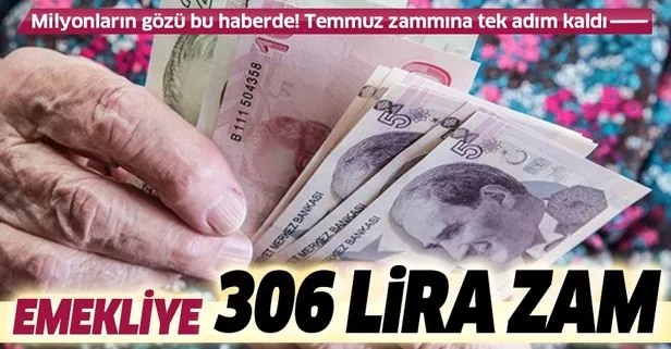Emekliye 306 lira zam | 2020 SSK SGK ve Bağ-Kur güncel emekli maaşı zam oranı ne kadar olacak?