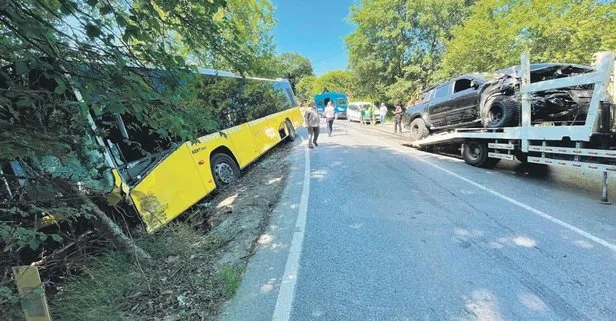 İETT otobüsü yine kazaya karıştı! Sarıyer’de gerçekleşen talihsiz olay sonucunda 6 kişi yaralandı