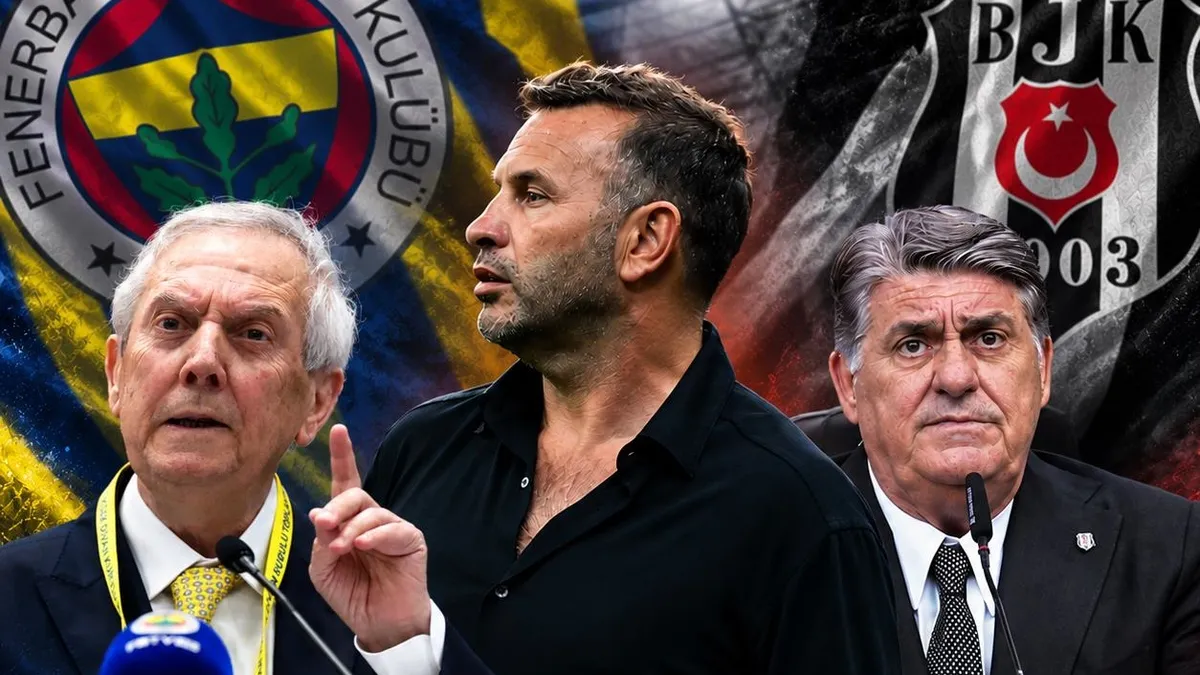 Fenerbahçe ve Beşiktaş'tan Okan Buruk açıklamasına tepki