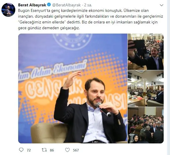 Bakan Berat Albayrak Esenyurt'ta Trabzonlu vatandaşlar ile buluştu-4