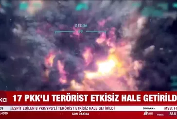17 PKK’lı terörist etkisiz hale getirildi!
