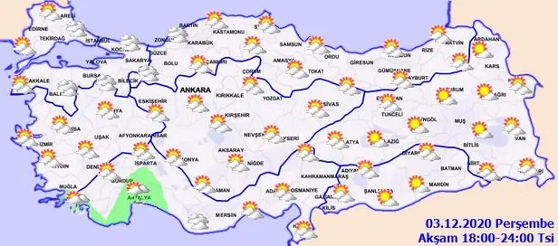 HAVA DURUMU | Meteorolojiden o illere sağanak uyarısı | 3 Aralık İstanbul'da hava nasıl olacak?-4
