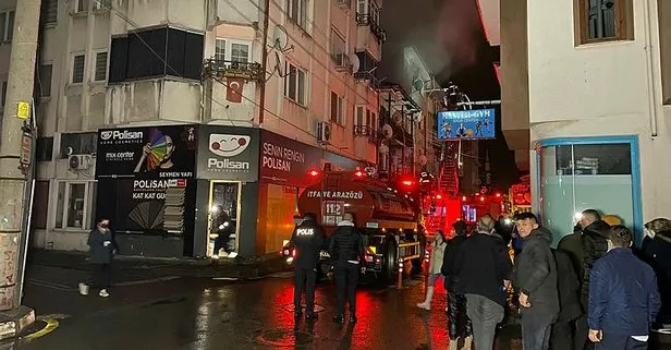 Bartın’da 3 katlı binada korkutan yangın