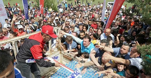 Uçurtma şenliği izdihama dönüştü