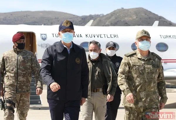 SON DAKİKA: Milli Savunma Bakanı Hulusi Akar ve TSK'nın komuta kademesi Gökçeada'da! Rüzgar Alayı'nı denetledi - 2