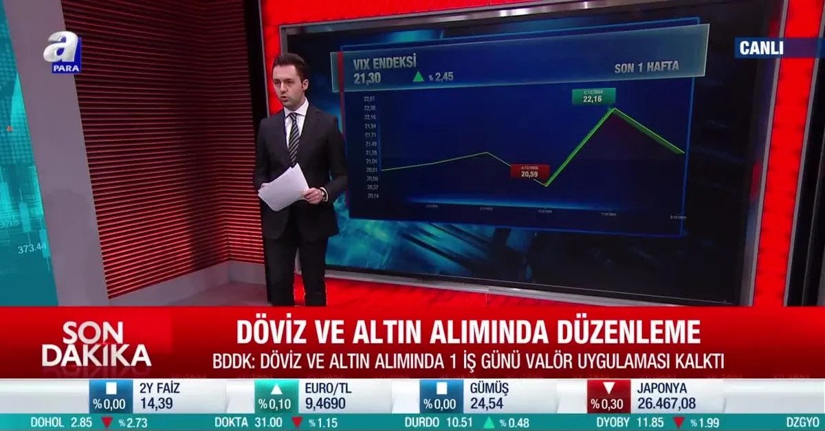 BDDK'dan son dakika döviz ve altın kararı!