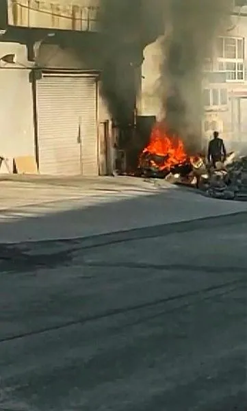 İstanbul Bağcılar'da akşam saatlerinde doğal gaz borusunda patlama panik yarattı-3