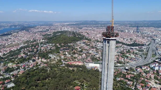 Çamlıca Kulesi'nde çalışmalarda sona gelindi-1