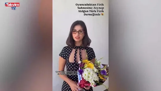 Zeynep Atılgan fizik onur ödülü aldı