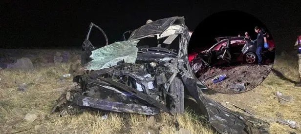 Kontrolden çıkan otomobil şarampole devrildi