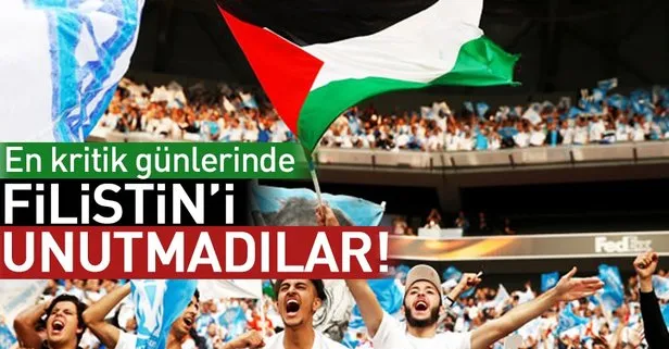 En kritik günde Filistini unutmadılar!