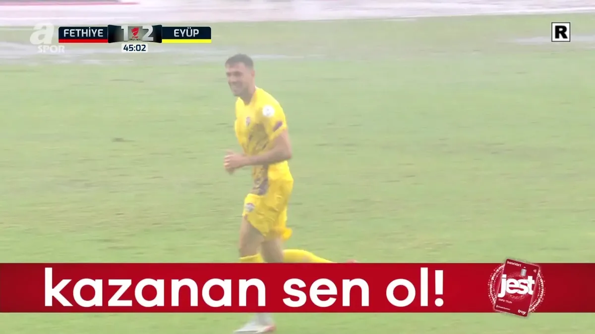 Fethiyespor 1-2 Eyüpspor Gol: Anıl Yaşar