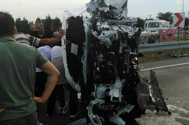 Samsun'da trafik kazası: 5 kişi ağır yaralı