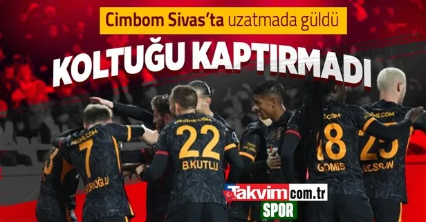 Lider koltuğu kaptırmadı! Sivasspor - Galatasaray: 1-2