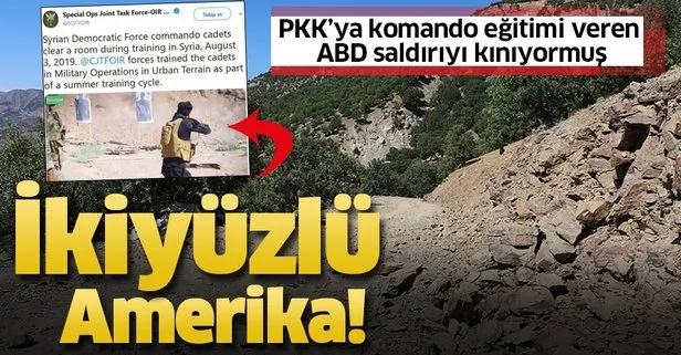 PKK ile devriye atan ve teröristlere komando eğitimi veren ABD, Diyarbakır’daki saldırıyı kınıyormuş!