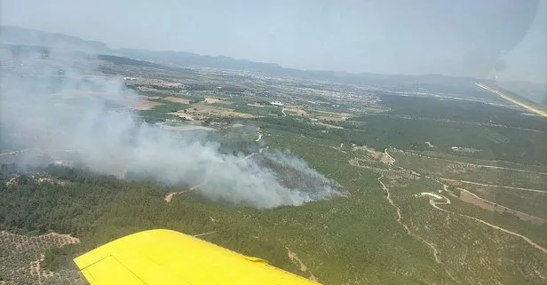 Son dakika: İzmir Buca’da orman yangını! Havadan karadan müdahale edildi