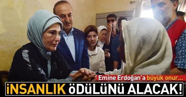 İnsanlık ödülünü alacak