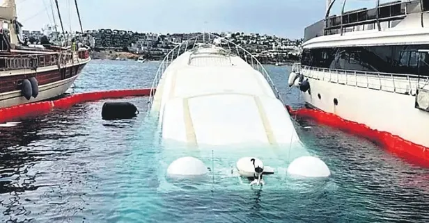 Bodrum’da 40 milyon liralık lüks yat battı