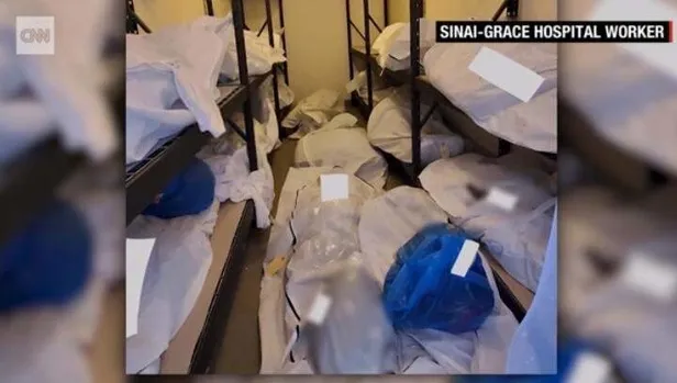 Son dakika: ABD'de şoke eden görüntüler! Cesetleri Boş Odalara Böyle Doldurdular-4