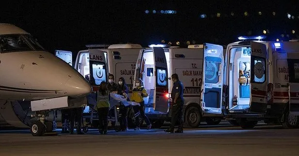 Son dakika: Lübnan’daki patlamada yaralanan 3 kişi ambulans uçakla Türkiye’ye getirildi