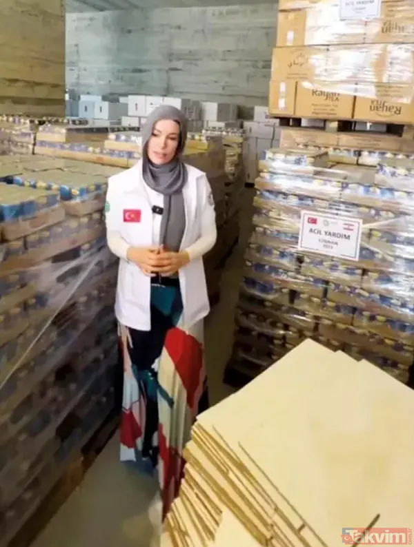 Derneğin Lübnan'da Bulunan Deposunda Bir Video Çeken Özçelik, Yardım Malzemelerinin Görüntülerini Sosyal Medyada Paylaştı Ve Şu İfadeleri Kullandı: