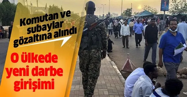 Sudan'da yeni darbe girişimi!