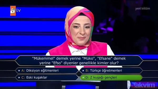 Kim Milyoner Olmak İster'e sosyal medya fenomeni Sevinç Parlak konuk oldu! - 8