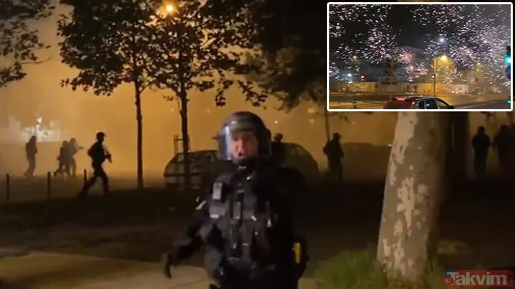 Paris yangın yeri: Polis ekipleri ile protestocular arasında arbede! Koronavirüs yasakları...