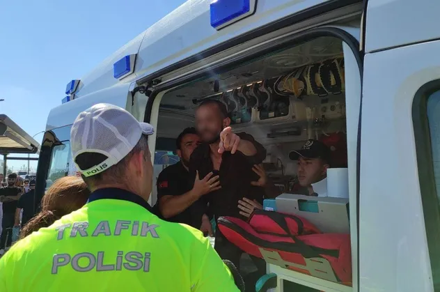 İntihara kalkıştı! Ambulanstan da kaçtı