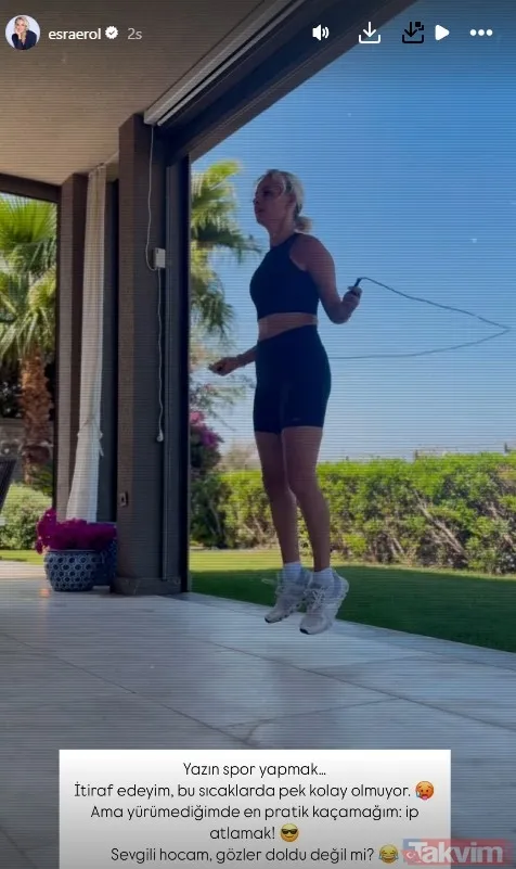 Esra Erol’u hiç böyle görmediniz! Spor paylaşımı ortalığı salladı: Kim der 2 çocuk annesi! - 6