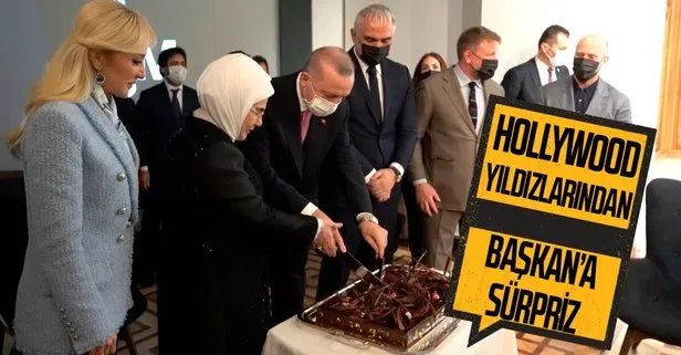 Hollywood yıldızlarından Erdoğan'a sürpriz