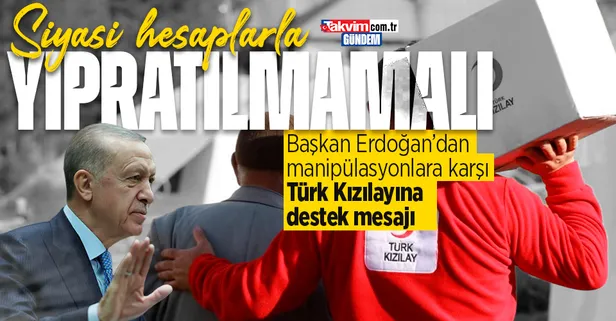 Son dakika: Başkan Recep Tayyip Erdoğan'dan, Türk Kızılay'ın Olağanüstü Genel Kurulu'na video mesaj