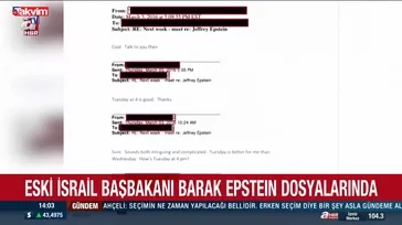 Epstein belgelerinde ''MOSSAD'' izi