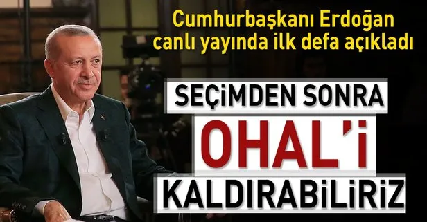 Cumhurbaşkanı Erdoğan seçime doğru özel yayınında konuştu