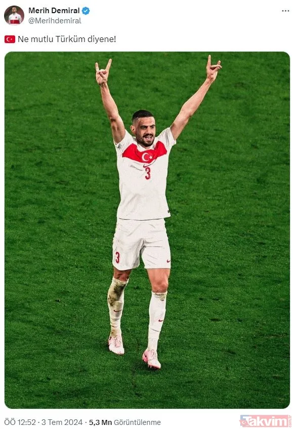 Merih Demiral’ın Bozkurt selamı Almanya'yı ve İsrail'i kudurttu: EURO 2024 Türkiye-Avusturya maçında Turan korkusu! Bild resmen hedef gösterdi: Daha önce de asker selamı vermişti - 13