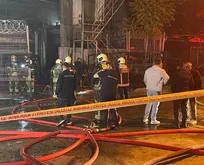 Ankara’da oto tamirhanesinde yangın! Bazı araçlar zarar gördü