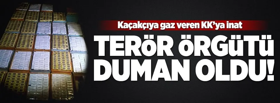 Terör örgütlerine 'kaçak sigara' darbesi
