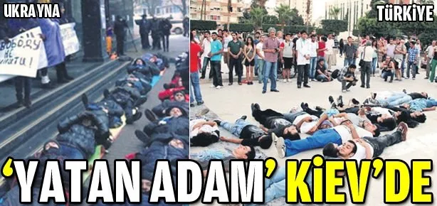 Yatan adam Kiev’de