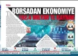 Borsadan ekonomiye 192.4 milyar TL kaynak