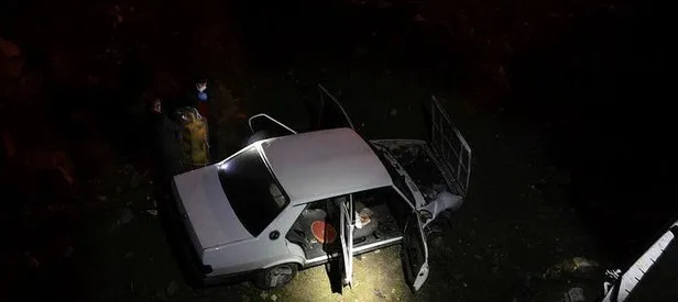 Dur ikazına uymadı köprüden aşağı uçtu