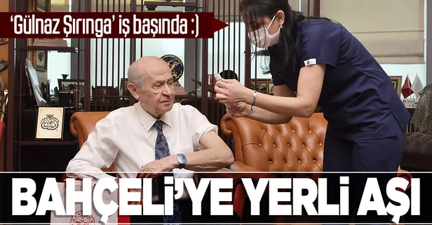 MHP Genel Başkanı Devlet Bahçeli Turkovac aşısı oldu!