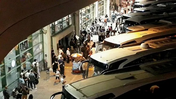 Ankara AŞTİ'de sosyal mesafe kuralına uymadan asker uğurlayan kişilere ceza kesildi-1