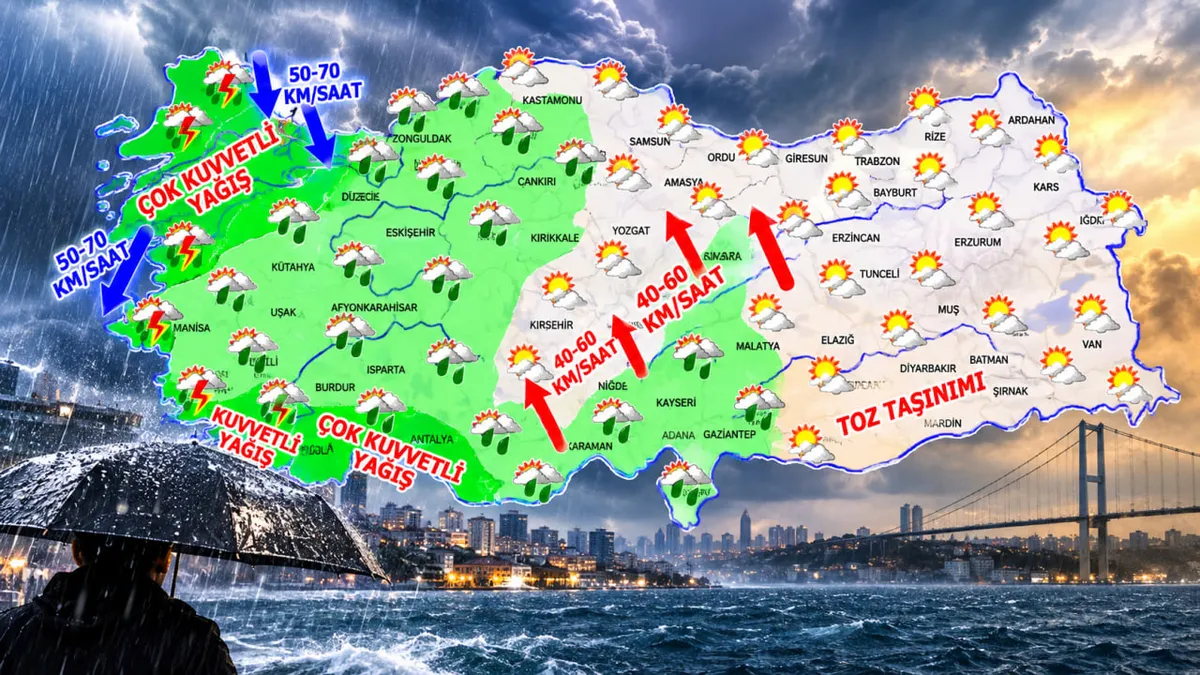 SAĞANAK, FIRTINA, SEL: BÖLGE BÖLGE HAVA DURUMU -2