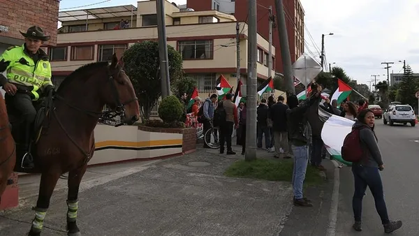 ABD'nin Kudüs kararı Kolombiya'da protesto edildi-2