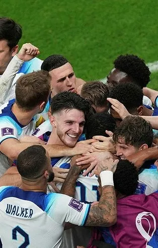 Galler'i 3-0 yenen İngiltere 7 puanla gruptan lider çıkmayı başardı