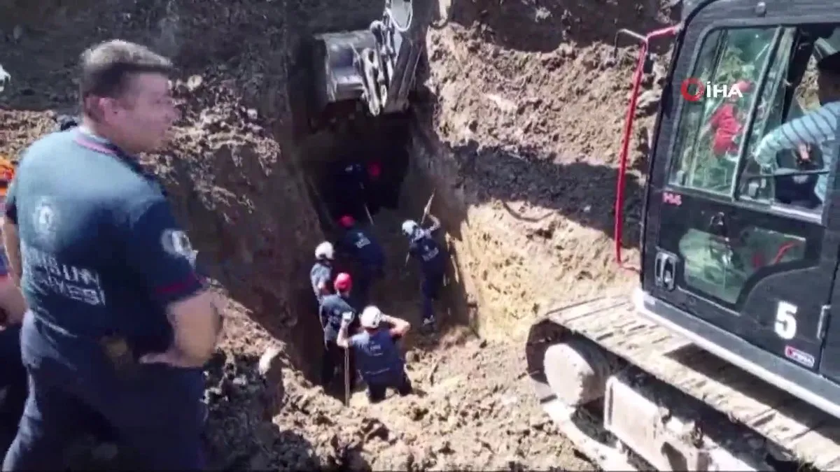 Bafra'da toprak kayması!