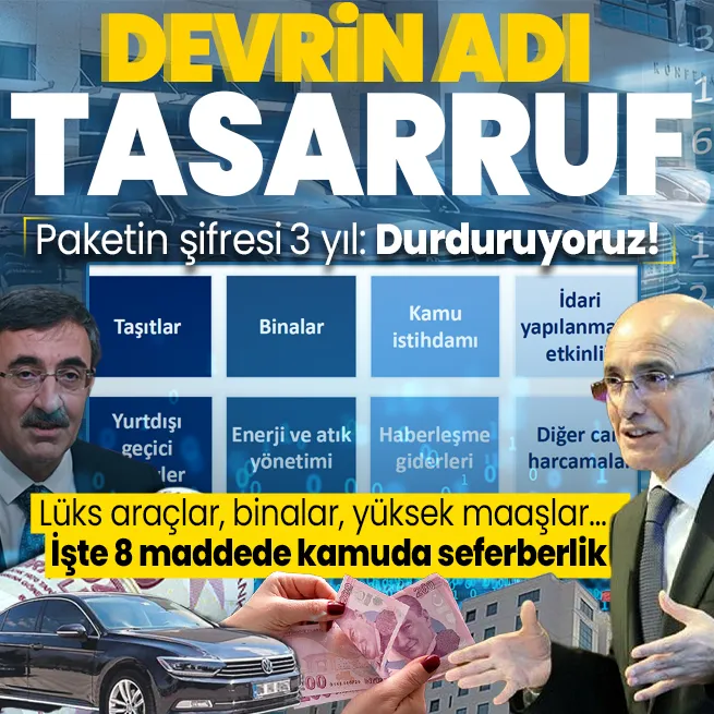 Kamuda Tasarruf ve Verimlilik Paketi açıklandı! Hazine ve Maliye Bakanı Mehmet Şimşek madde madde sıraladı: Yabancı menşeli araca son!