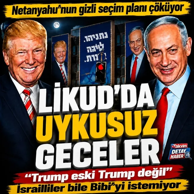 Likudun uykusuz geceleri! Netanyahunun gizli seçim planı çöküyor: Trump eski Trump değil | İsrailliler bile Bibiyi istemiyor